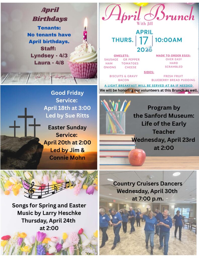 April activities