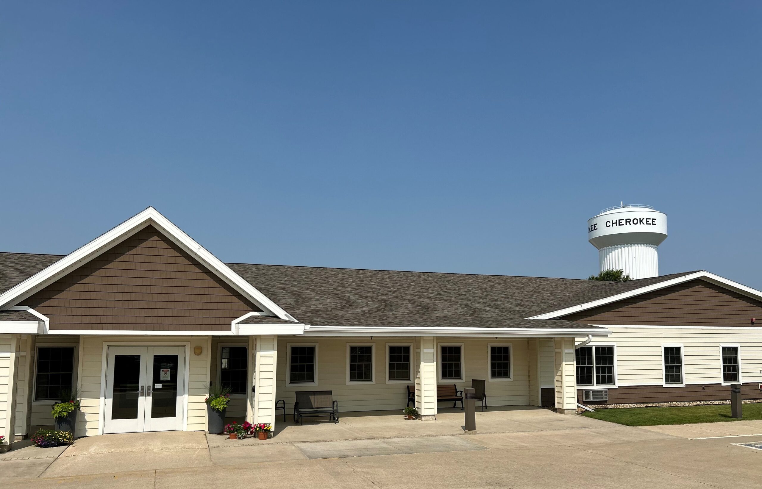 Front of building